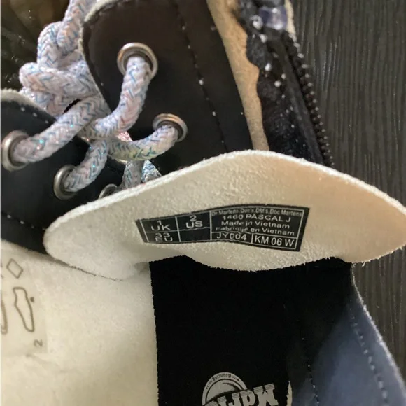 Dr. Martens Black and White Lace-Up Boots - Picture 10 of 15